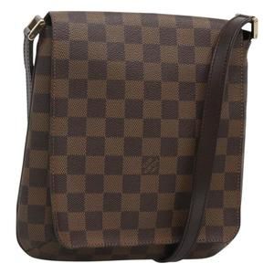 LOUIS VUITTON Damier Ebene Musette Salsa Long Shoulder Bag N51300 Auth ar13624